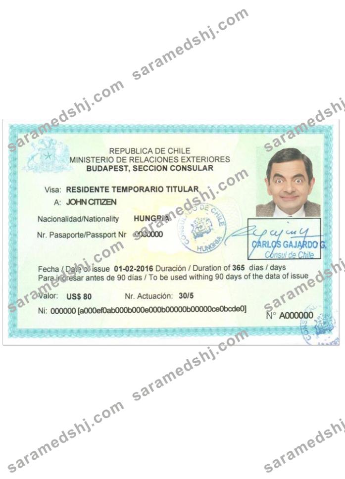 CHILE visa